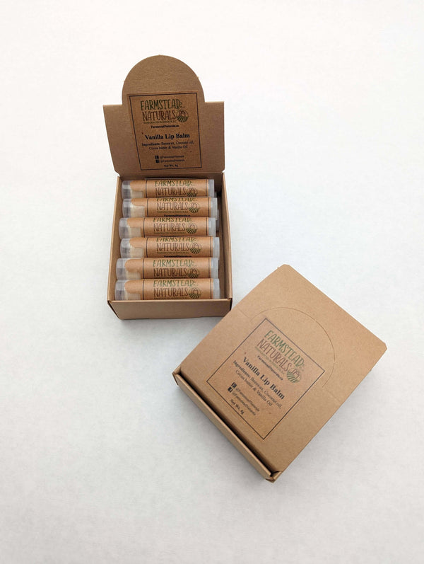 Lip Balm - Bulk - Farmstead Naturals: Vanilla - Mike's Gear 