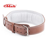 Leather Weightlifting Belt Gym - Mike's Gear 