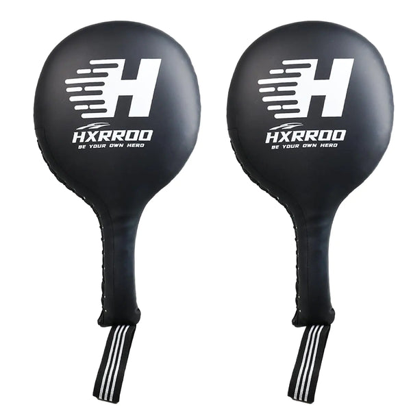 HXRROO 2 Pack Boxing Pads Boxing Paddles Boxing Target Boxing Training Pads Martial Arts Training Equipment for Kids Teenage Adult and Taekwondo MMA Muay Thai Kickboxing Punching