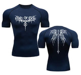 Anime Print Gym Sport Quick Dry Gym TShirts - Mike's Gear 
