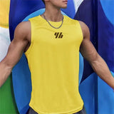 2023 newest Summer Gym Vest High Quality mesh Shirt Sleeveless T-shirts - Mike's Gear 
