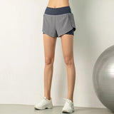 Women Gym Double Shorts - Mike's Gear 