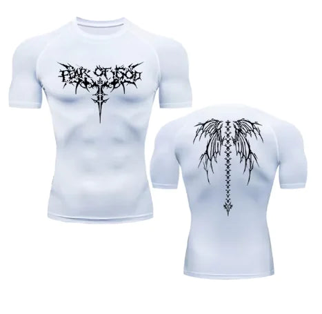Anime Print Gym Sport Quick Dry Gym TShirts - Mike's Gear 