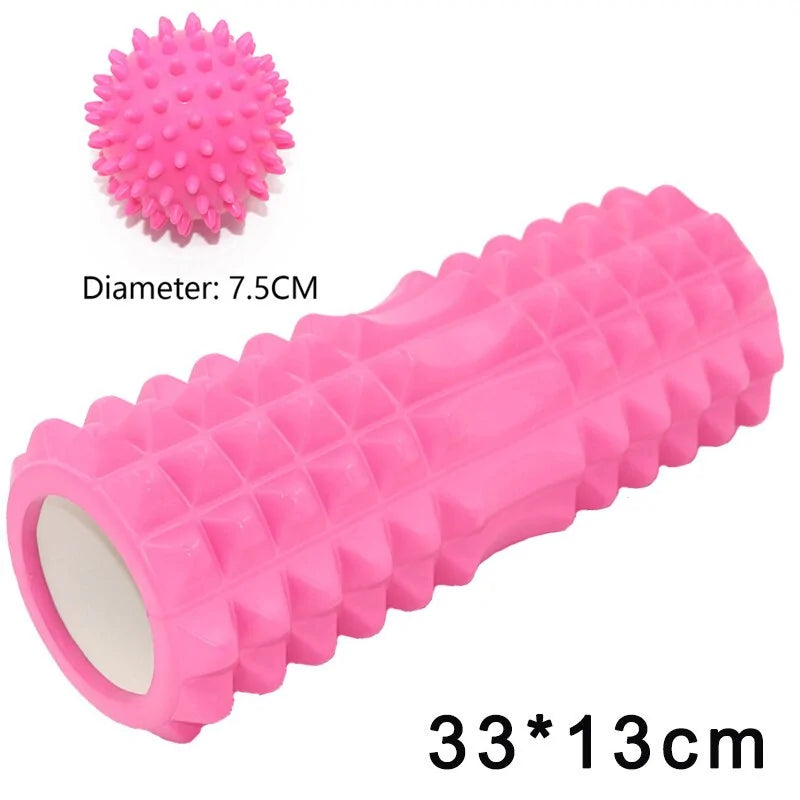 Yoga Column Foam Roller for Fitness, Pilates, and Muscle Relaxation