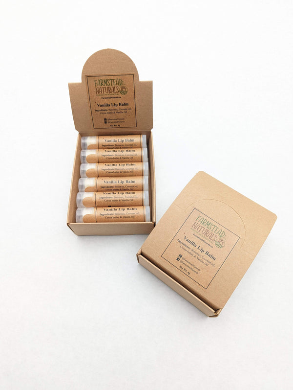 Lip Balm - Bulk - Farmstead Naturals: Vanilla - Mike's Gear 