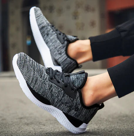 Men's Casual Flyknit Running Shoes