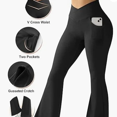 Ribbed Yoga Pants - Mike's Gear 