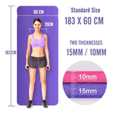 Non-Slip Fitness Mat Gym - Mike's Gear 