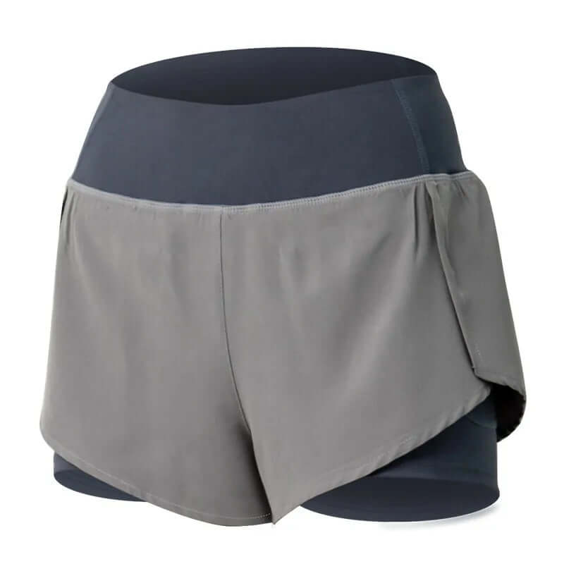 Women Gym Double Shorts - Mike's Gear 