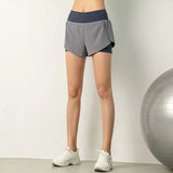 Women Gym Double Shorts - Mike's Gear 