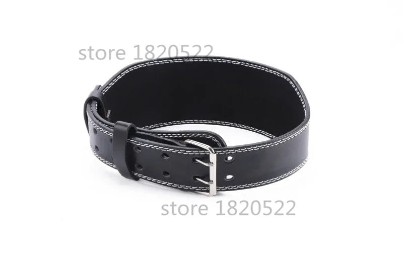 Leather Weightlifting Belt Gym - Mike's Gear 