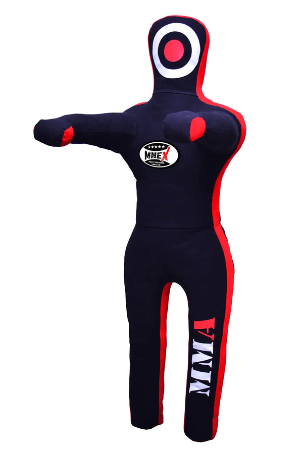 MNEX Pro Fighting Wrestling Dummy Grappling Dummies - 5ft/60 inches 6ft/72 inches Jujitsu BJJ Dummy MMA Dummies Judo Karate Fighting Dummy Un-Filled - Black 6ft / 72" (Black 4ft / 48" inches)