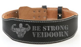 Leather Weightlifting Belt Gym - Mike's Gear 