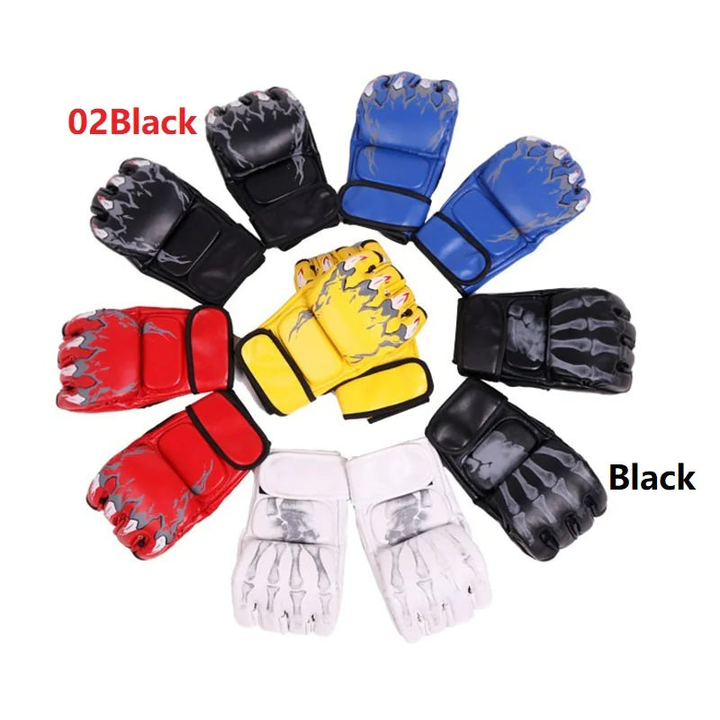 Fighting & MMA Training Half-Finger Boxing Gloves - Mike's Gear 
