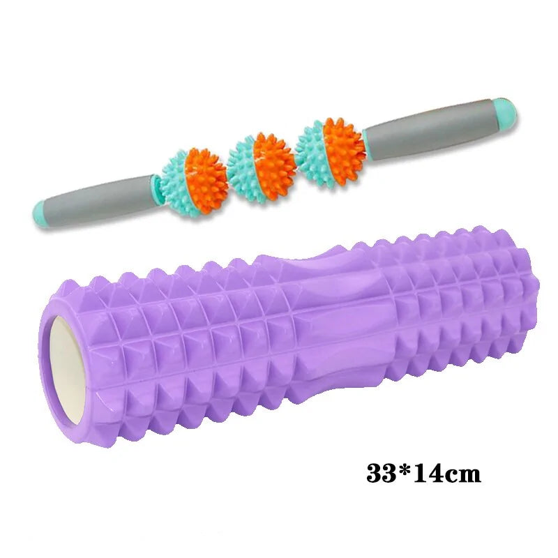 Yoga Column Foam Roller for Fitness, Pilates, and Muscle Relaxation - Mike's Gear 