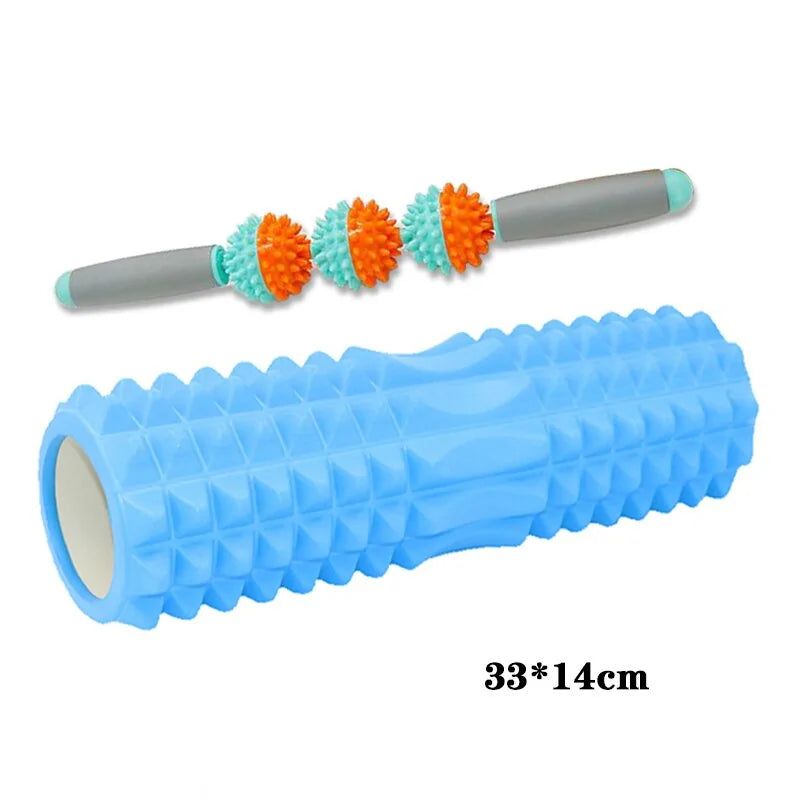 Yoga Column Foam Roller for Fitness, Pilates, and Muscle Relaxation - Mike's Gear 