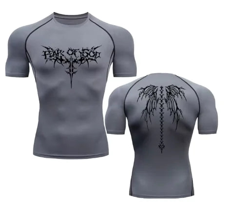 Anime Print Gym Sport Quick Dry Gym TShirts - Mike's Gear 