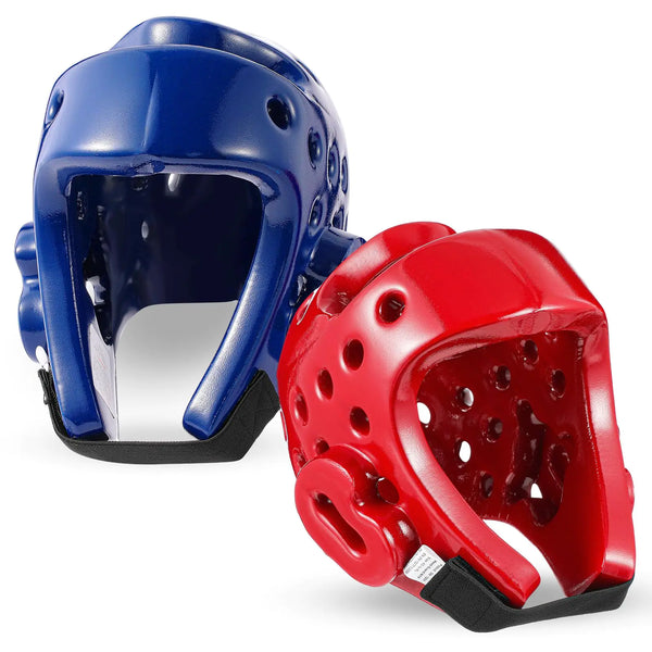 JellyArch 2 Pcs Taekwondo Karate Headgear Karate Sparring Gear Sparring Helmet Boxing Headgear for Men Women Thai Kickboxing Sparring Taekwondo Karate (Classic S)