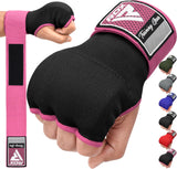 RDX Gel Boxing Hand Wraps Inner Gloves Men Women Quick 75cm Long Wrist Straps Elasticated Padded Fist Under Mitts Protection Muay Thai MMA Kickboxing Martial Arts Punching Training Bandages