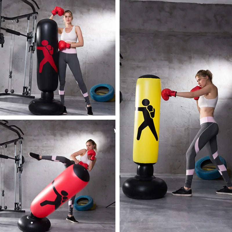 Inflatable Vertical Boxing Punching Bag - Mike's Gear 
