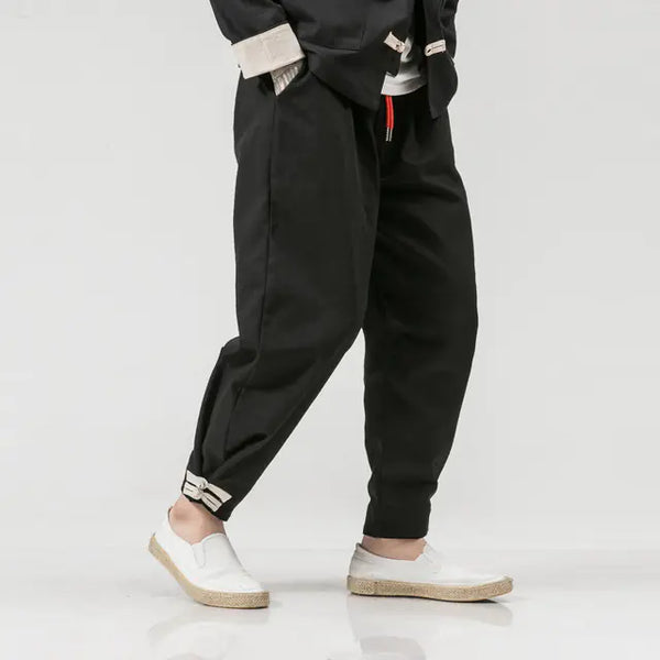 Men's Chinese Style Kung Fu Jacket with Pants and T-Shirt