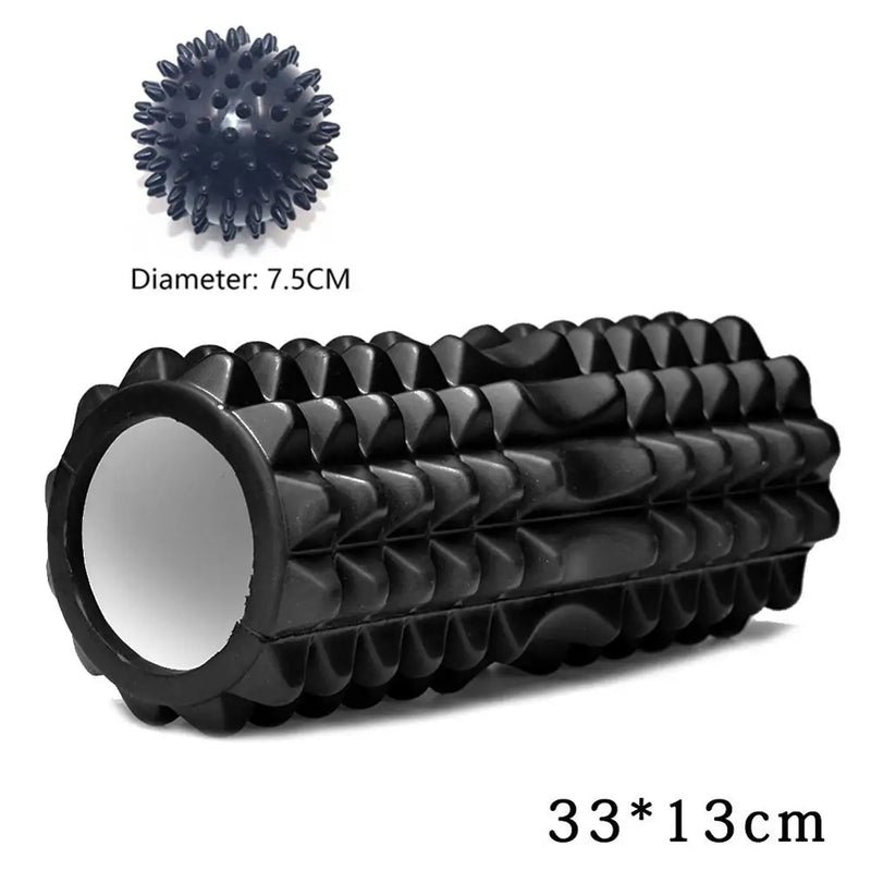 Yoga Column Foam Roller for Fitness, Pilates, and Muscle Relaxation - Mike's Gear 