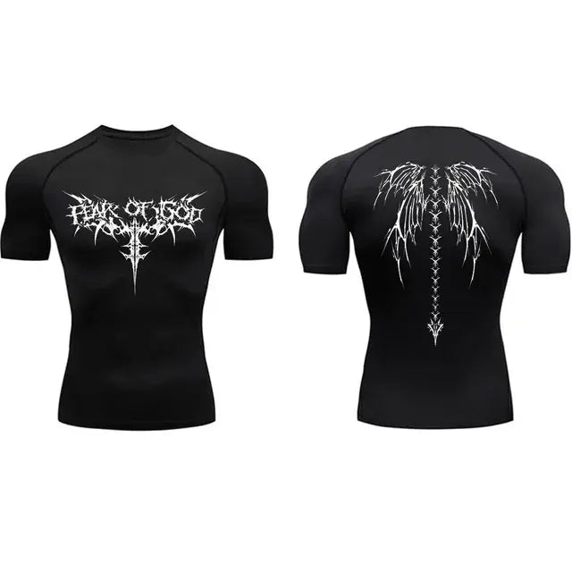 Sport Quick Dry Tight Gym T-shirts - Mike's Gear 