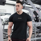 Men Fitted Gym T-Shirt - Mike's Gear 
