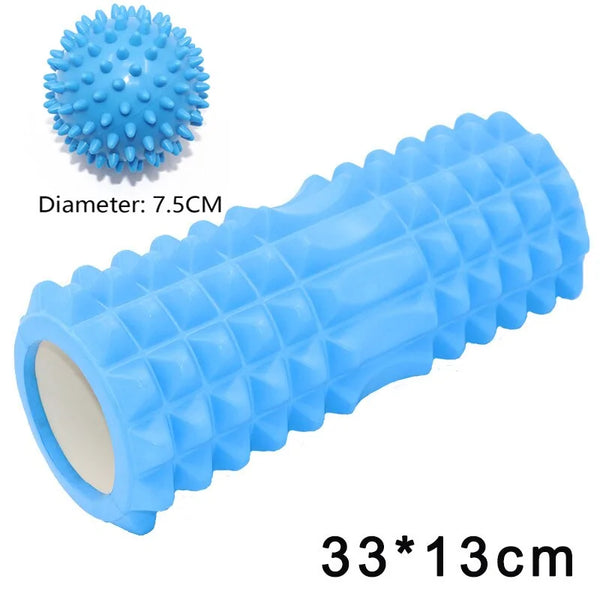 Yoga Column Foam Roller for Fitness, Pilates, and Muscle Relaxation - Mike's Gear 