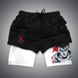 Y2K Men’s Anime Gym Shorts - Mike's Gear 