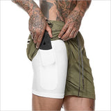 Running Shorts Double Outdoor Sportswear - Mike's Gear 