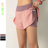 Women Gym Double Shorts - Mike's Gear 