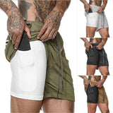 Running Shorts Double Outdoor Sportswear - Mike's Gear 