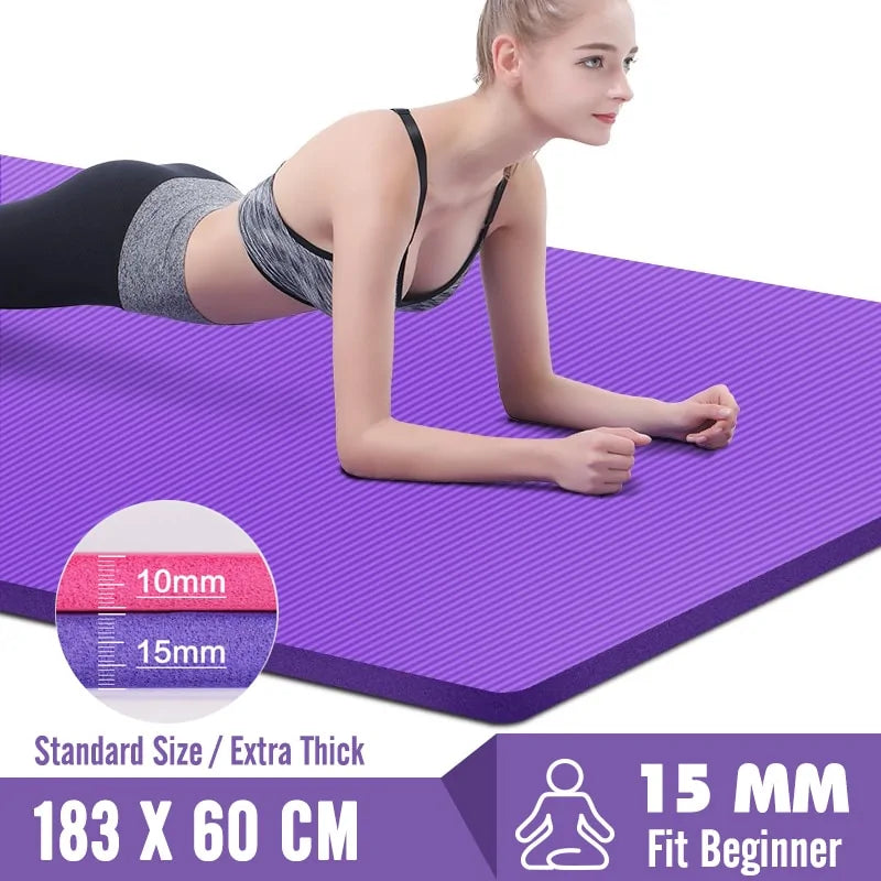 Non-Slip Fitness Mat Gym - Mike's Gear 