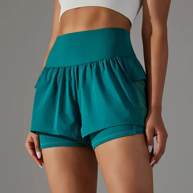 Women Gym Sport Running Shorts