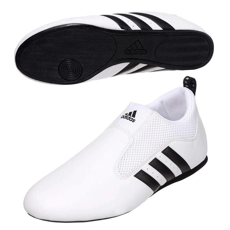 adidas Contestant Pro Ultralight Martial Arts Kung Fu Taekwondo Indoor Mat Training Shoes - White Black - Size 6.5 (245mm)