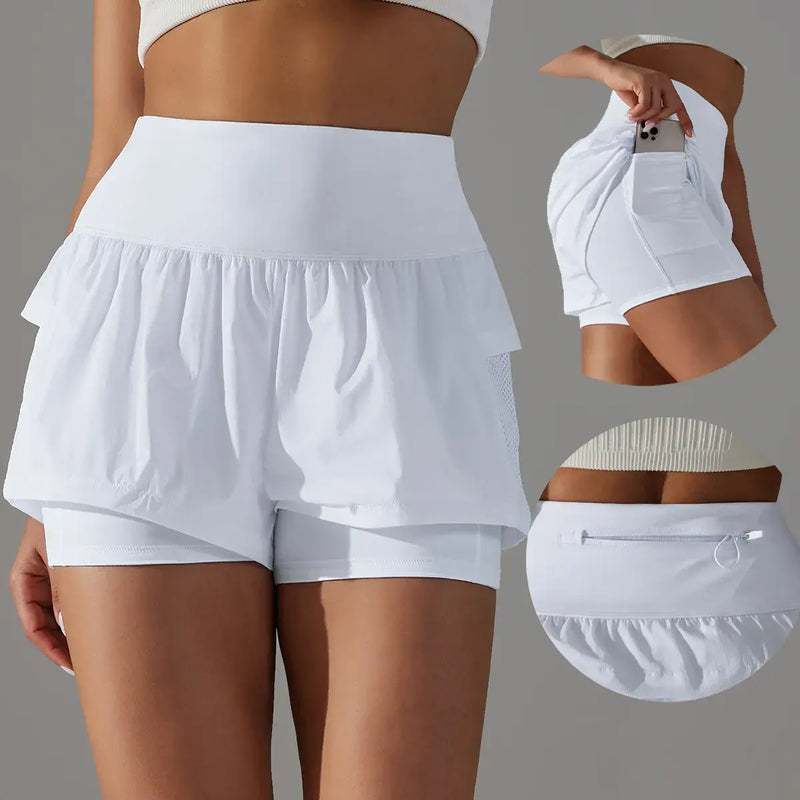 Women Gym Sport Running Shorts - Mike's Gear 