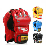 Fighting & MMA Training Half-Finger Boxing Gloves - Mike's Gear 