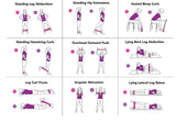 Gym Fitness Resistance Bands for Yoga Stretch Pull Up Assist Bands - Mike's Gear 