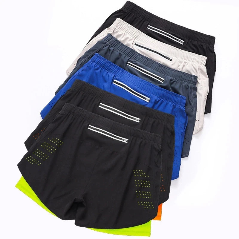 Men's Quick-Drying Running Shorts - Mike's Gear 