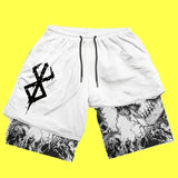 Y2K Men’s Anime Gym Shorts - Mike's Gear 