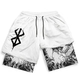 Y2K Men’s Anime Gym Shorts - Mike's Gear 