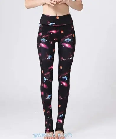 Print women's yoga pants