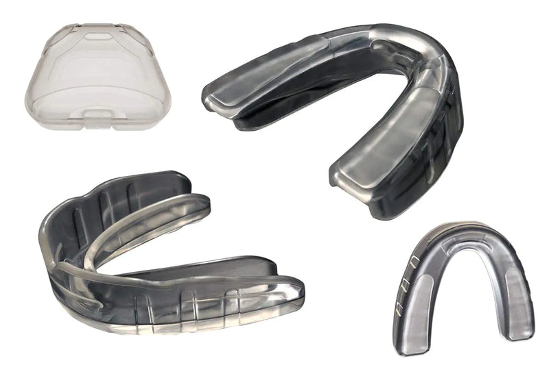 COOLLO SPORTS Boil and Bite Mouth Guard (Youth & Adult) SA Custom Fit Sport Mouthpiece for Basketball Karate Martial Arts Wrestling MMA (Free Case Included!) (Youth - Ages 10 & Below 1-Pack)