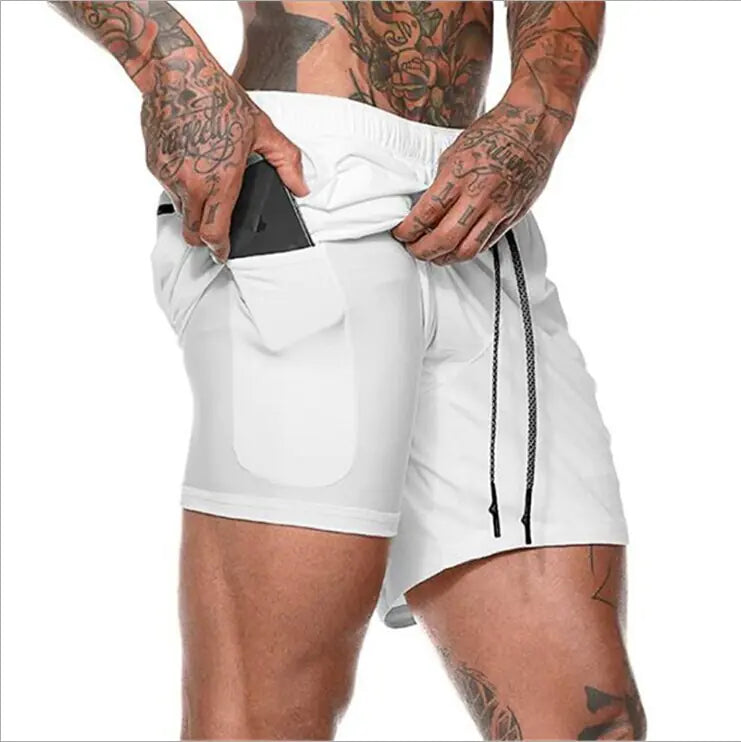 Running Shorts Double Outdoor Sportswear - Mike's Gear 
