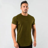 Men Fitted Gym T-Shirt - Mike's Gear 