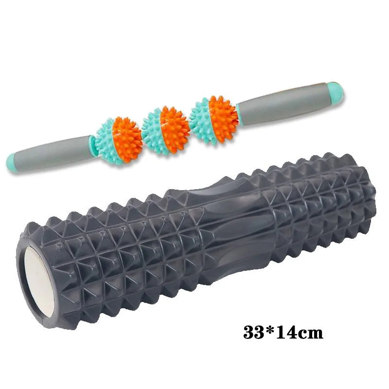 Yoga Column Foam Roller for Fitness, Pilates, and Muscle Relaxation