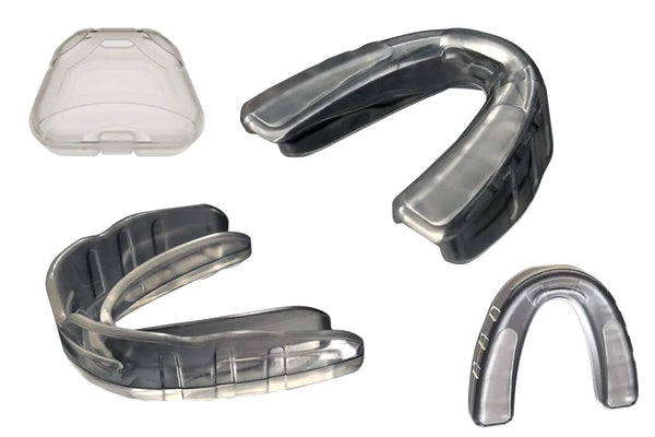 COOLLO SPORTS Boil and Bite Mouth Guard (Youth & Adult) SA Custom Fit Sport Mouthpiece for Basketball Karate Martial Arts Wrestling MMA (Free Case Included!) (Youth - Ages 10 & Below 1-Pack)