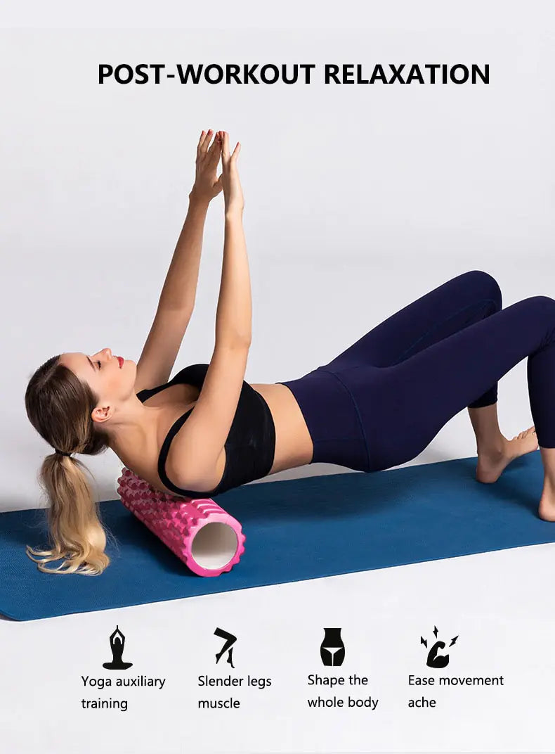 33cm Foam Yoga Column: Muscle Massage Roller Set - Mike's Gear 