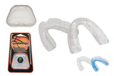 COOLLO SPORTS Boil and Bite Mouth Guard BB Custom Fit Sport Mouthpiece for Basketball Karate Martial Arts Wrestling MMA (Free Case Included!) -Adult Size (Adult -Ages 11 & Above All Trans.)